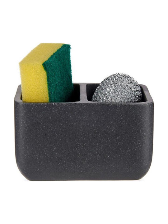 Arte Regal Plastic Gray Sponge Holder 12x7cm