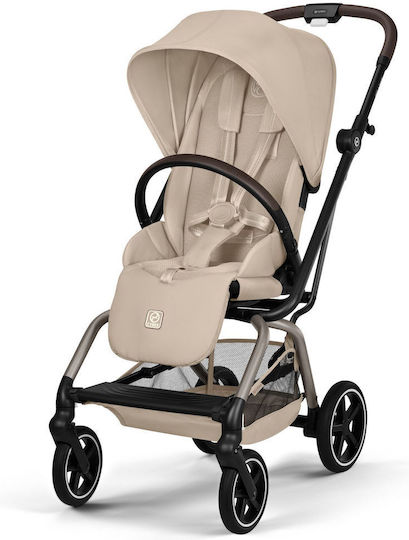 Cybex Eezy S Twist+2 Reversible Baby Stroller Suitable for Newborn Almond Beige 8.8kg