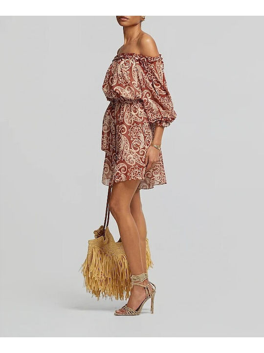 Women's Brown One-piece Shorts