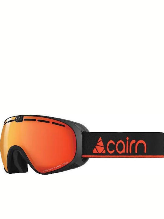 Cairn Spot Otg Spx3 Mat Ski & Snowboard Mask Adults Black with Lens in Black Colour