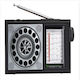 FOX500026 Portable Rechargeable Radio with USB Black