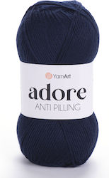 Adore Yarnart 351 Navy Blue Knitting Yarn Anti ...