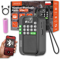 Zenwire Y1 Radio Portabil Reîncărcabil cu Bluetooth și USB Negru Zenwire Y1 Radio Portabil Reîncărcabil cu Bluetooth și USB Negru