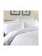 SpitiBazaar Set Pillowcases White Striped 50x70cm