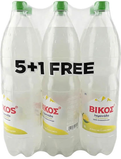 Vikos Vikos Zitronenlimonade mit Kohlensäure in Flasche 116832 6x1500ml