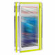 Magnetic Transparent Acrylic Case Bumpered Psa Graded Card Neon Yellow Protective Reinforcement in Frame – Premium Display Stand
