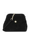 Leather Women's Crossbody Bag Black