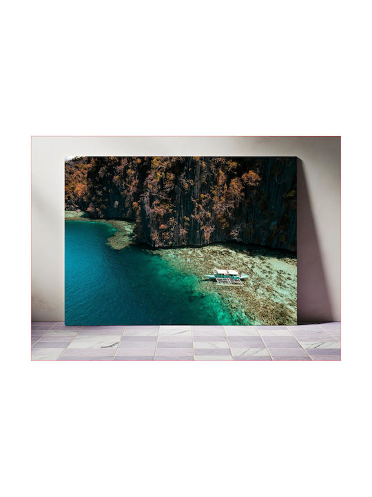 iLovePrints Serene Coastal Landscape Gemälde 12...