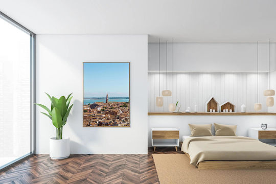 Cityscape With Tower And Sea Αστικό Τοπίο Με Πύργο Και Θάλασσα 1 σε Καμβά Cityscape With Tower And Sea Αστικό Τοπίο Με Πύργο Και Θάλασσα 1 σε Καμβά