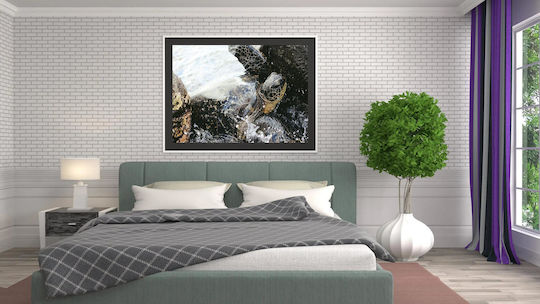 Πίνακας Sea Turtle At Shore Θαλάσσια Χελώνα Στην Ακτή 100x70