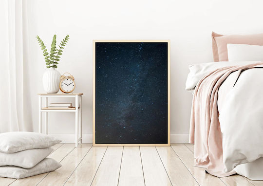 Πίνακας Night Sky Full Stars Νυχτερινός Ουρανός Γεμάτος Αστέρια 100x150