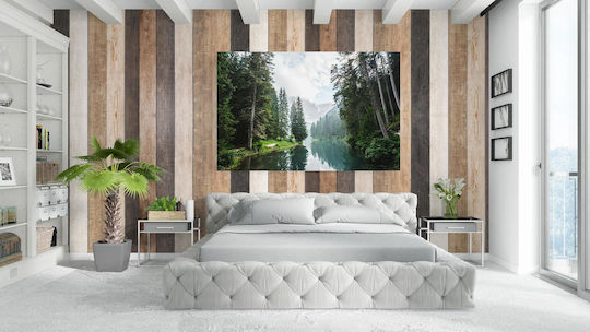 iLovePrints Tranquil Forest Lake Ήneμερη Λίμνη Δάσους 170x115