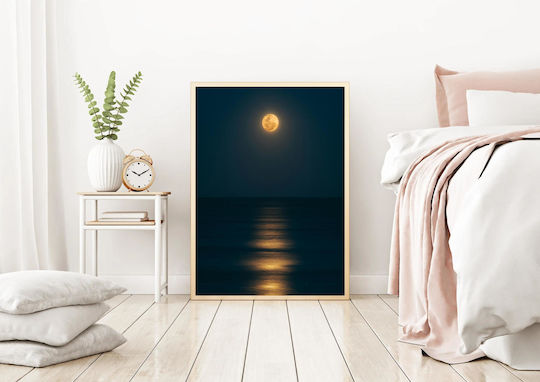 Πίνακας Moonlit Sea Φεγγαρόλουστη Θάλασσα 70x100