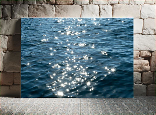 Πίνακας Sparkling Sea Αφρώδης Θάλασσα 150x100