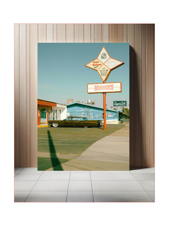 Panou Retro Salon Mașină Retro Salon 40x65