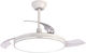 Primo PRCF-80680 Ceiling Fan 106.68cm with Light Fixture White