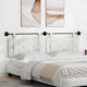 vidaXL Leather Bed Headboard Cushion White 190x55cm