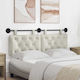 vidaXL Fabric Bed Headboard Cushion Beige 130x55cm