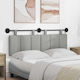 vidaXL Stoff-Kopfstütze für Betten Rosa 150x55cm