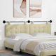 vidaXL Beige Leather Bed Headboard Cushion 190x...