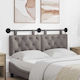 vidaXL Fabric Bed Headboard Cushion Brown 150x55cm