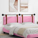 vidaXL Wooden Pink Bed Headboard Pillow 190x55cm