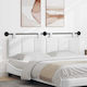 vidaXL Fabric Bed Headboard Cushion White 190x55cm