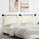 vidaXL Fabric Bed Headboard Pillow Beige 170x55cm