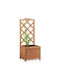 Relaxdays Ghiveci De Flori Din Lemn Maro 90x36x36 Cm