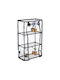 Relaxdays Ghiveci De Flori Negru 80x24.5x48cm