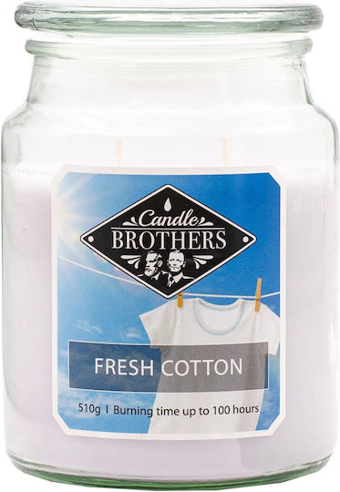 Relaxdays Aromatic Candle in Jar White 14.5x10cm