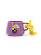 Relaxdays Aromatisches Kerze Gelbe 7x11,5cm