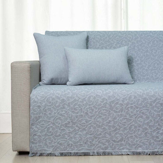 Cotone Monica Ριχτάρι Πολυθρόνας Ζακάρ 180x170εκ. Γκρι