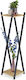 Relaxdays Pflanzenständer Braun 99x29x29cm