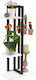Relaxdays Metal White Plant Stand 93x42.5x22.5cm