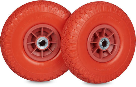 Relaxdays 10036111_47 Rubber Wheel for Stroller 260x85mm