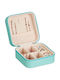Relaxdays Travel Jewellery Box Multicolour 10x10x5cm