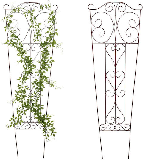 Trellis Climbing Plants Relaxdays Vintage Design 115x38x0.5cm Brown
