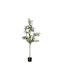 Relaxdays Artificial Olive Tree Dark Green Light Brown/black 150x65x65 Cm