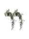 Set 2 Plante Cățărătoare Artificiale Relaxdays Verde Închis Negru 60x20cm