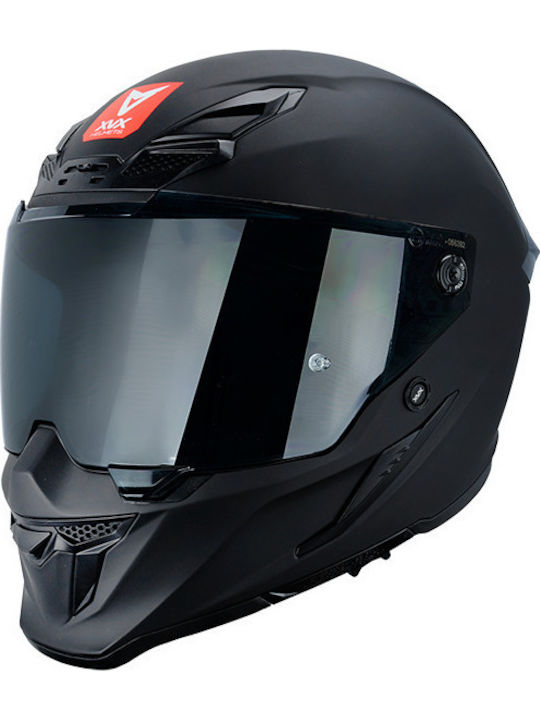 XVX Vader RS-400 Black Matt Motorcycle Helmet F...