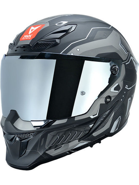 XVX Vader RS-400 Matt Berserck Silver Κράνος Μη...