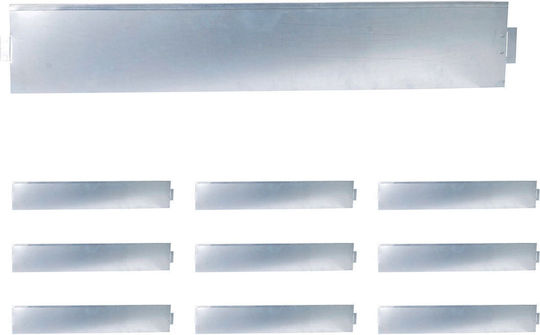 Relaxdays Garden Hedge in Gray Colour 1m x 10cm