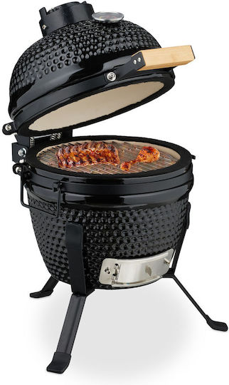 Relaxdays Ψησταριά Κάρβουνου Kamado με Καπάκι
