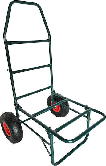 Relaxdays Cărucior de Transport Pliabil pentru Sarcină de Până la 80 kg în Culoare Verde