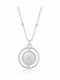 Jools Doppeltes Monogramm "K" aus Silber Halskette
