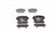 Bosch Brake Pad Set Disc Brake 0 986 494 711