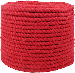 vidaxl Seil Rotes 1,4 X 1,4 X 2500 cm Baumwolle