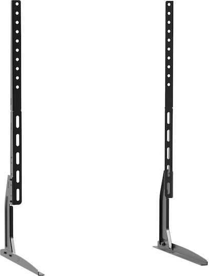 Blackmount Ldt03-dst01a Boden TV-Halterung 50-80 Zoll Maximaler TV-Abmessung 50kg Stahl Schwarz