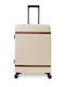 The Chesterfield Brand Medium Hard Suitcase Sandy Beach with 4 Wheels Height 65cm